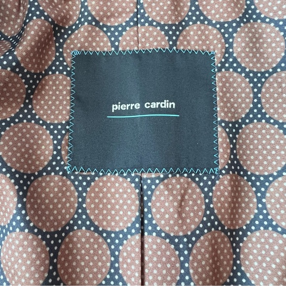 Pierre Cardin Men’s Lightweight Semi Fitted Sport Coat Blazer Jacket Blue Sz 50 - Picture 9 of 12